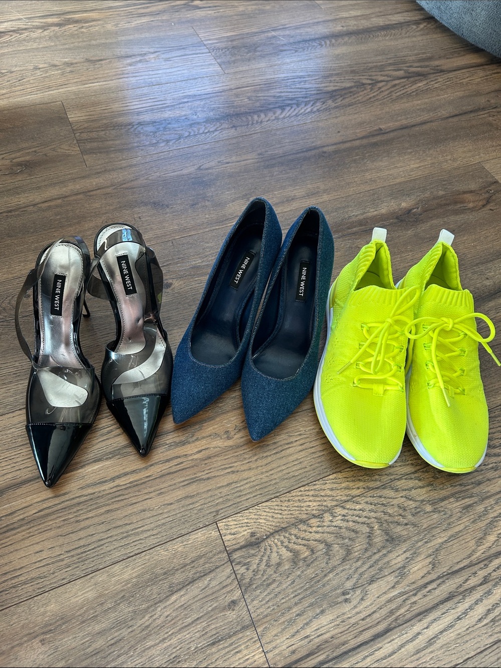 3 pr brand new Nine West shoes